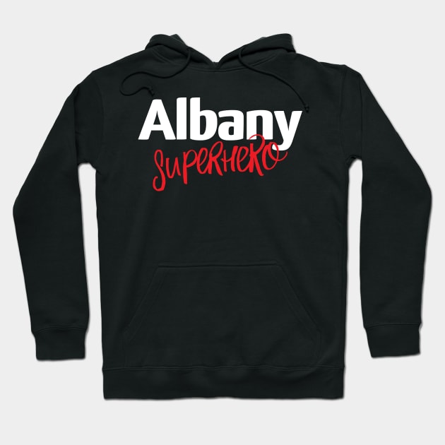 Albany Superhero Hoodie by ProjectX23Red